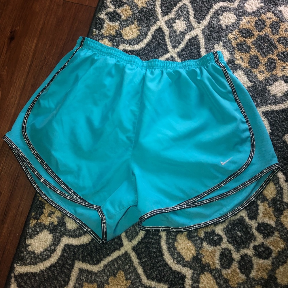 Blue nike shorts